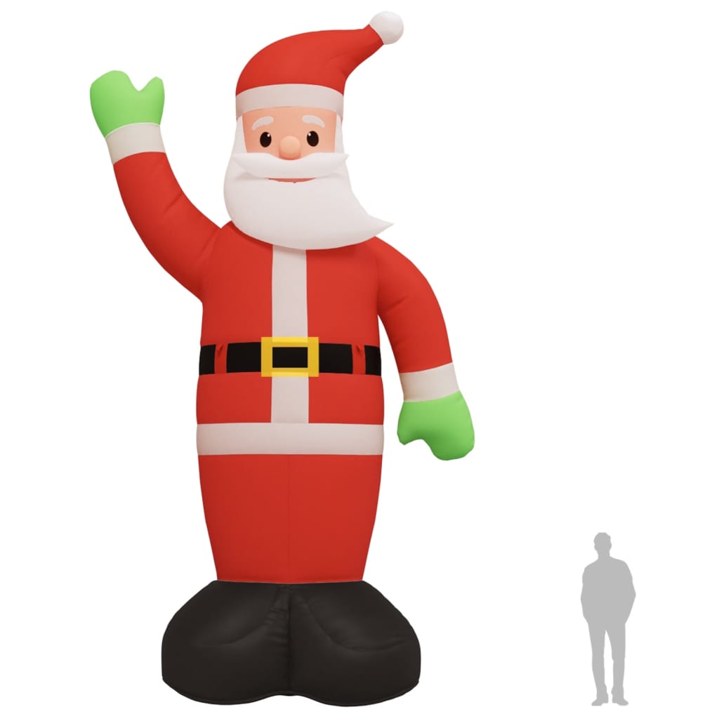 Kerstman met LED-verlichting opblaasbaar 820 cm is nu te koop bij PeponiXL, paradijselijk wonen!
