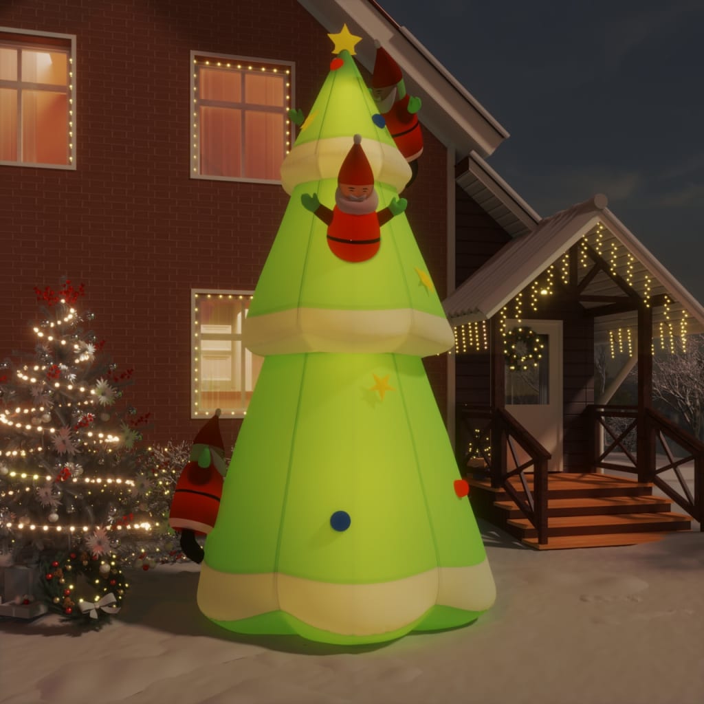 Kerstboom opblaasbaar met LED's 500 cm is nu te koop bij PeponiXL, paradijselijk wonen!