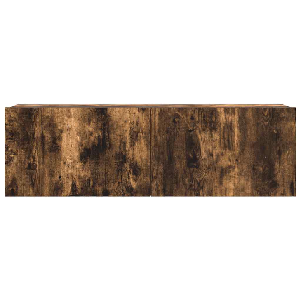 3-delige Tv-meubelset bewerkt hout gerookt eikenkleurig is nu te koop bij PeponiXL, paradijselijk wonen!