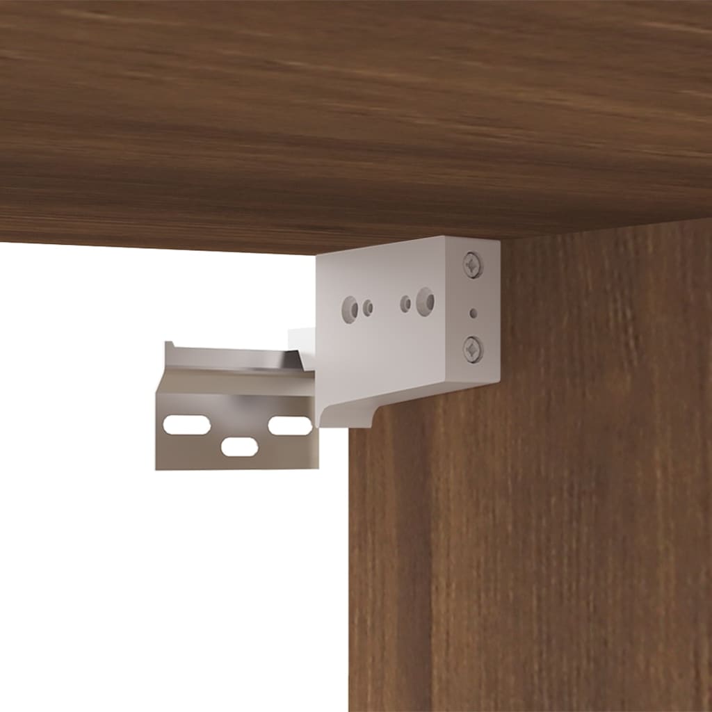 2-delige Tv-meubelset bewerkt hout bruin eikenkleur is nu te koop bij PeponiXL, paradijselijk wonen!