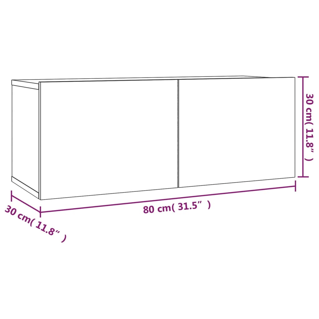 2-delige Tv-meubelset bewerkt hout bruin eikenkleur is nu te koop bij PeponiXL, paradijselijk wonen!
