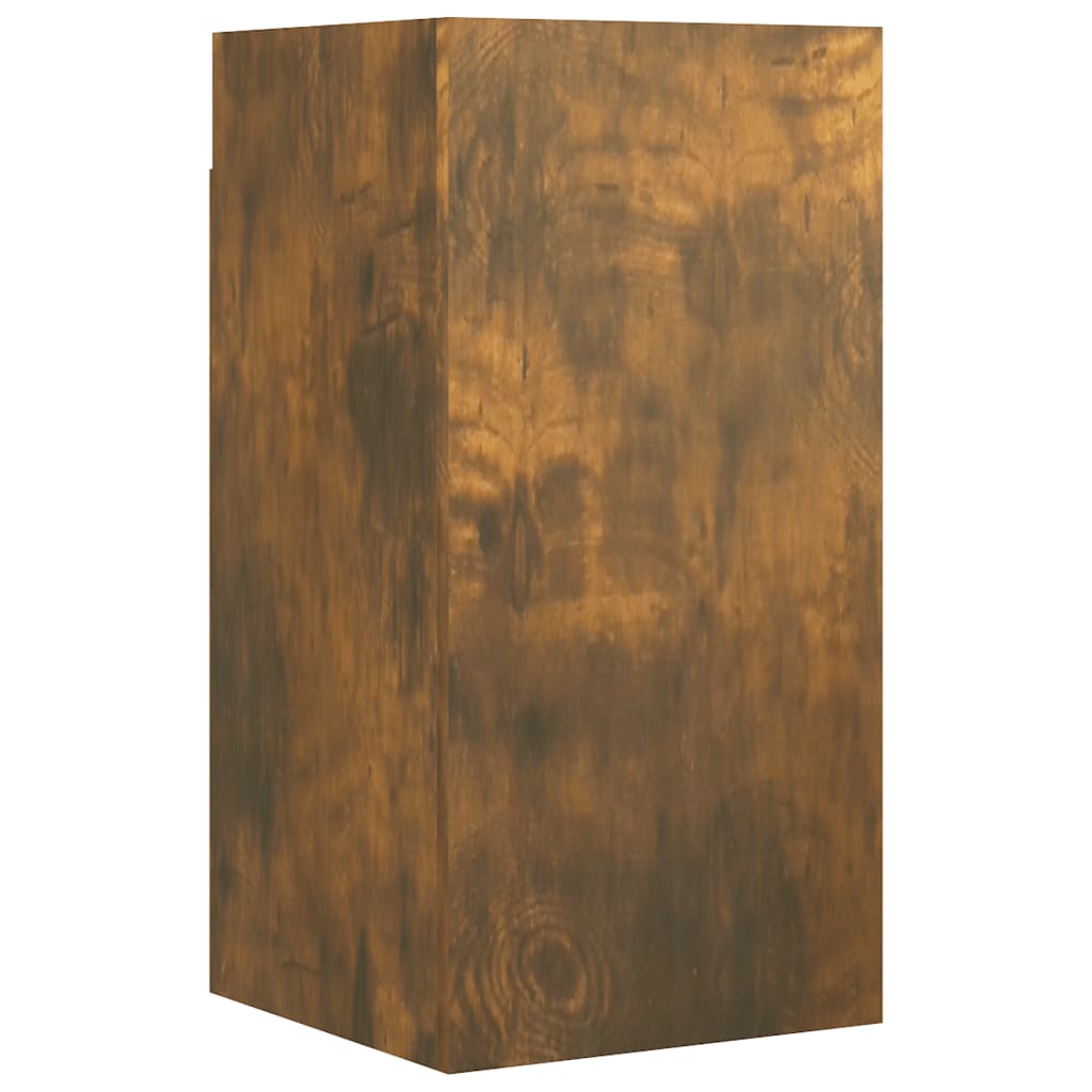 7-delige Tv-meubelset bewerkt hout gerookt eikenkleurig is nu te koop bij PeponiXL, paradijselijk wonen!
