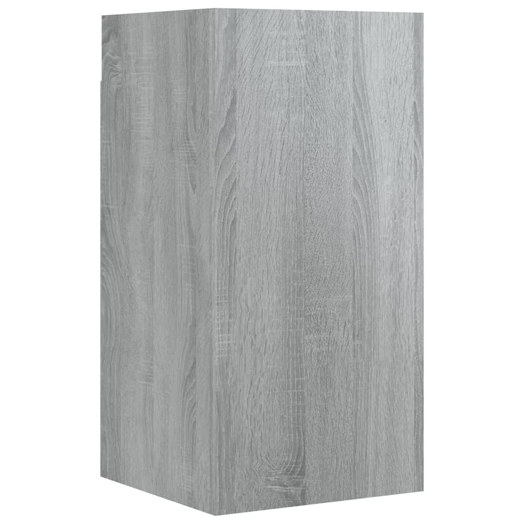 7-delige Tv-meubelset bewerkt hout grijs sonoma eikenkleurig is nu te koop bij PeponiXL, paradijselijk wonen!
