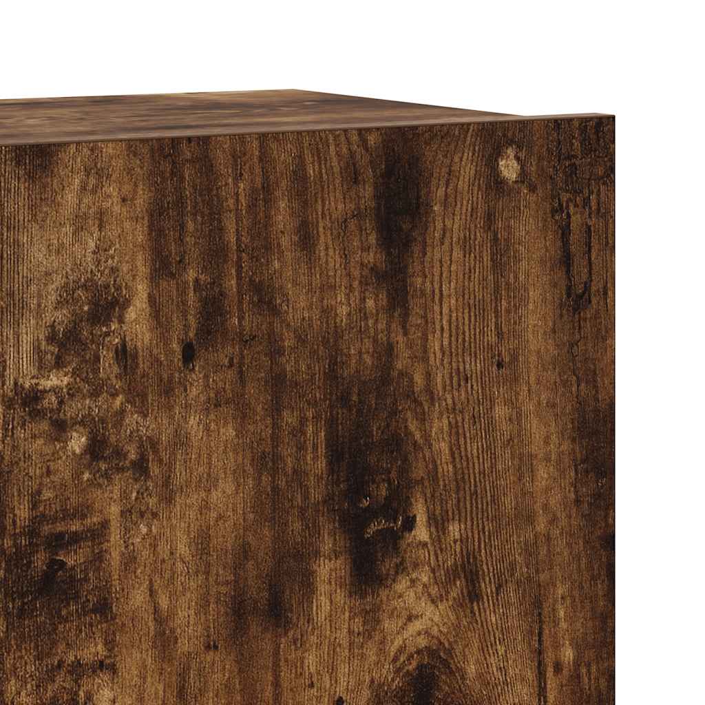 4-delige Tv-meubelset bewerkt hout gerookt eikenkleurig is nu te koop bij PeponiXL, paradijselijk wonen!