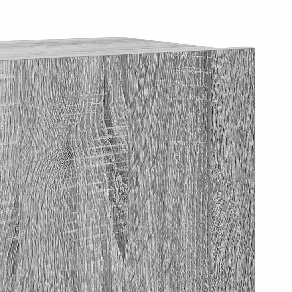 4-delige Tv-meubelset bewerkt hout grijs sonoma eikenkleurig is nu te koop bij PeponiXL, paradijselijk wonen!