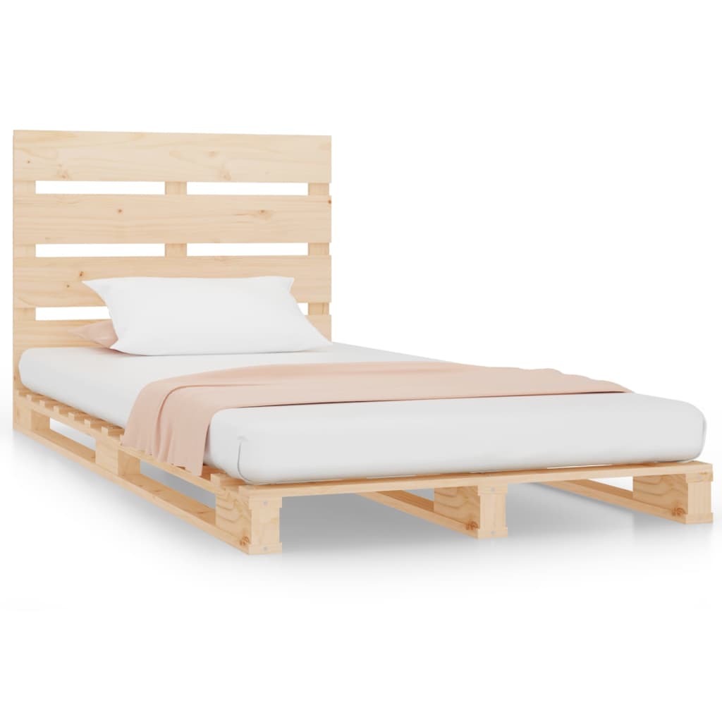 Bedframe zonder matras massief grenenhout 90x200 cm is nu te koop bij PeponiXL, paradijselijk wonen!