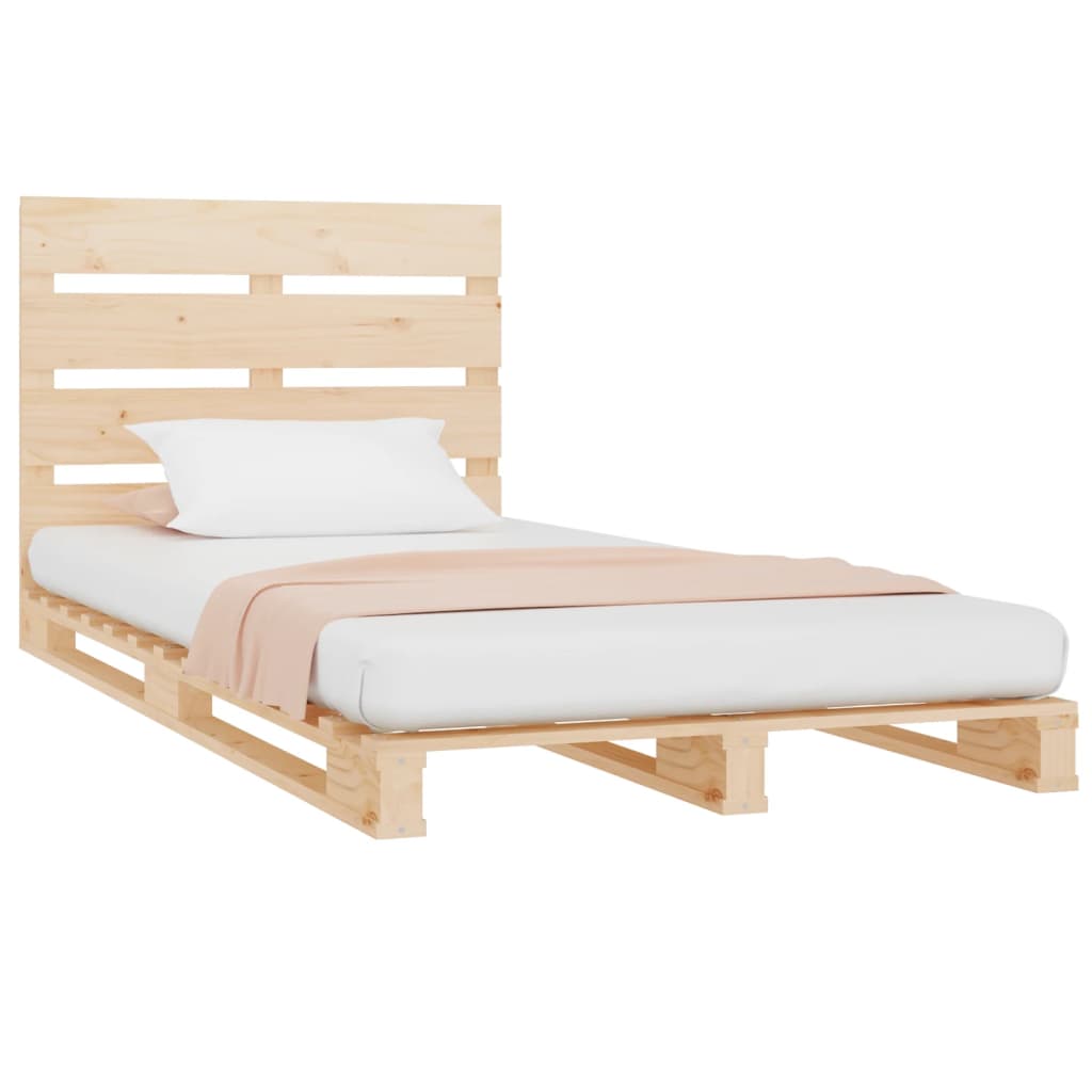 Bedframe zonder matras massief grenenhout 90x200 cm is nu te koop bij PeponiXL, paradijselijk wonen!