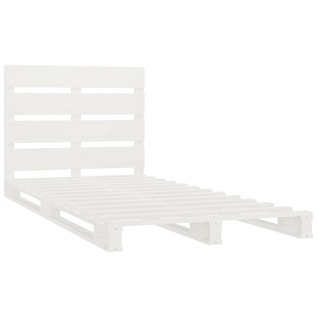 Bedframe zonder matras massief grenenhout wit 90x200 cm is nu te koop bij PeponiXL, paradijselijk wonen!