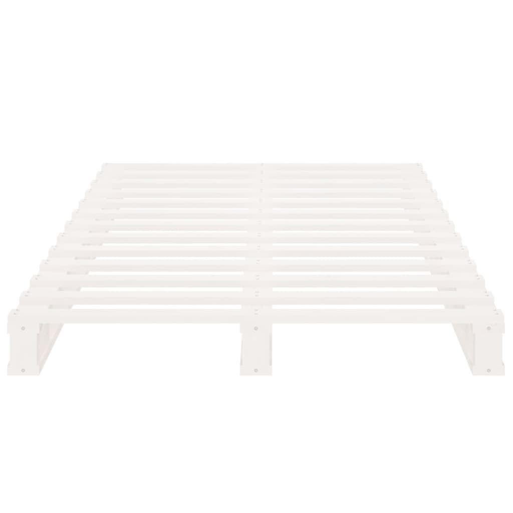 Bedframe zonder matras massief grenenhout wit 90x200 cm is nu te koop bij PeponiXL, paradijselijk wonen!