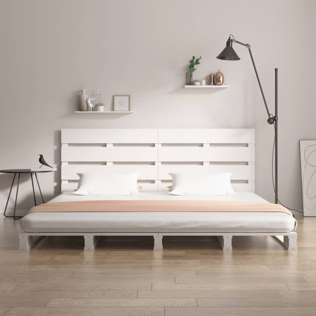 Bedframe zonder matras massief grenenhout wit 160x200 cm is nu te koop bij PeponiXL, paradijselijk wonen!