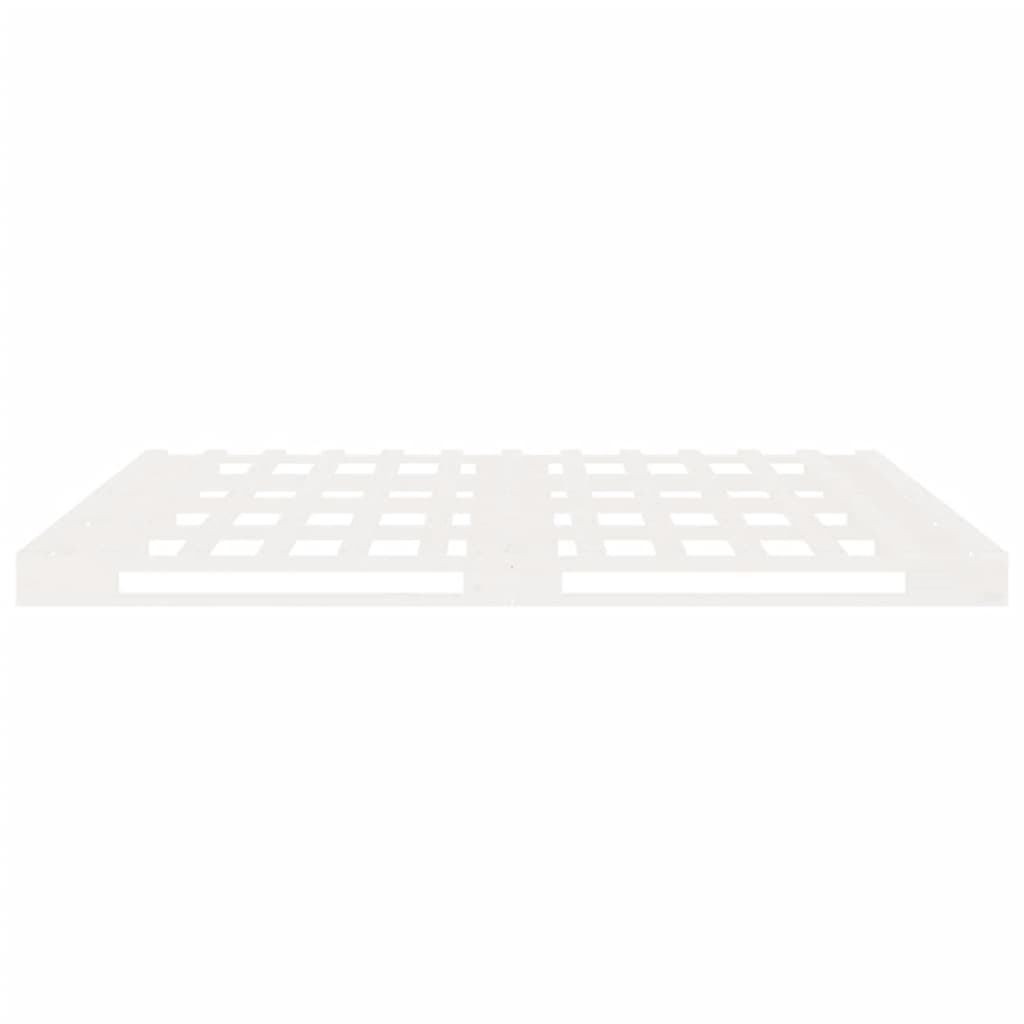 Bedframe zonder matras massief grenenhout wit 160x200 cm is nu te koop bij PeponiXL, paradijselijk wonen!