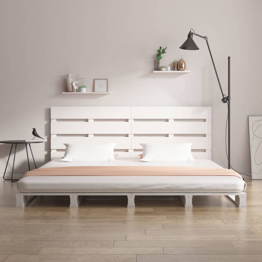 Bedframe zonder matras massief grenenhout wit 180x200 cm is nu te koop bij PeponiXL, paradijselijk wonen!