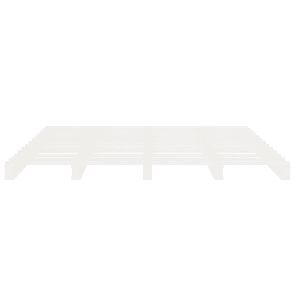 Bedframe zonder matras massief grenenhout wit 180x200 cm is nu te koop bij PeponiXL, paradijselijk wonen!