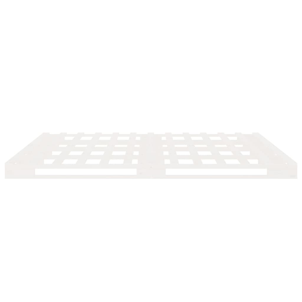 Bedframe zonder matras massief grenenhout wit 180x200 cm is nu te koop bij PeponiXL, paradijselijk wonen!
