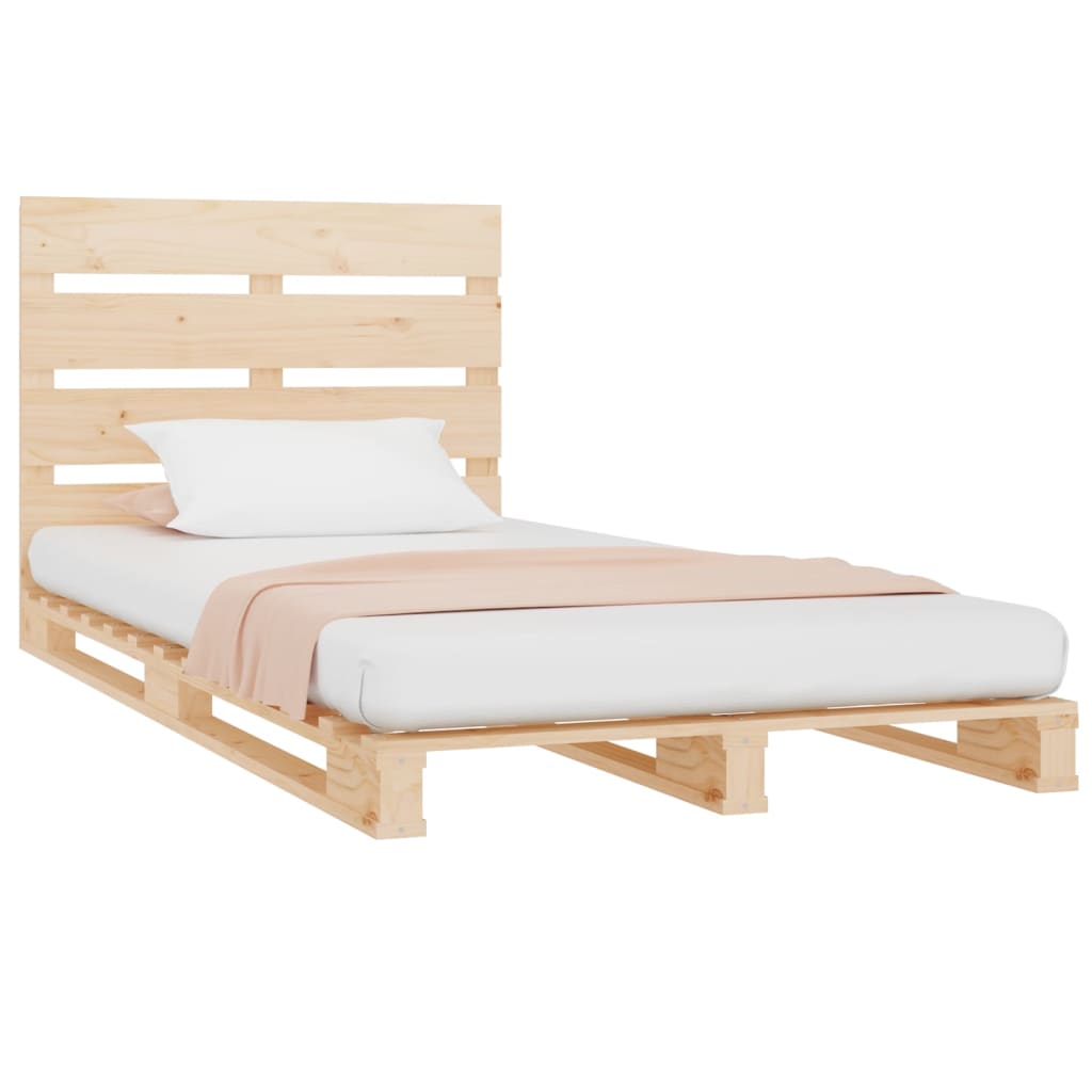 Bedframe zonder matras massief grenenhout 75x190 cm is nu te koop bij PeponiXL, paradijselijk wonen!