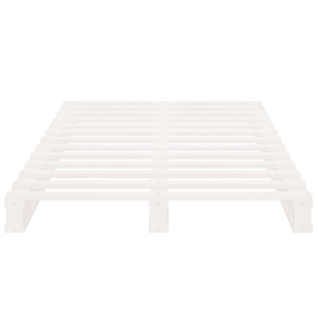 Bedframe zonder matras massief grenenhout wit 75x190 cm is nu te koop bij PeponiXL, paradijselijk wonen!