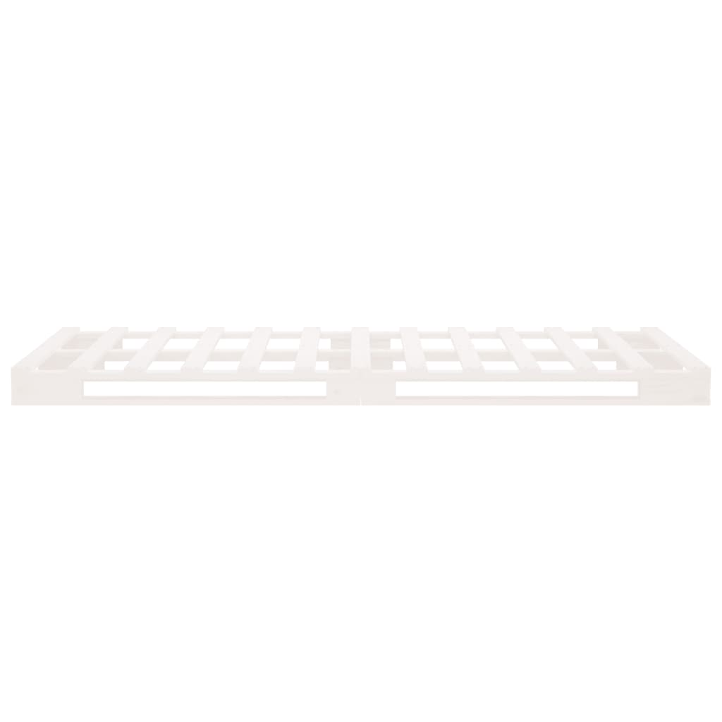 Bedframe zonder matras massief grenenhout wit 75x190 cm is nu te koop bij PeponiXL, paradijselijk wonen!