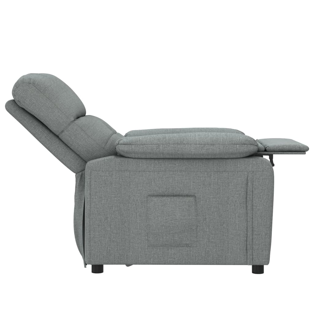 Fauteuil verstelbaar stof donkergrijs is nu te koop bij PeponiXL, paradijselijk wonen!