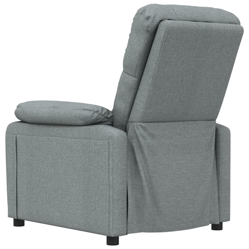 Fauteuil verstelbaar stof donkergrijs is nu te koop bij PeponiXL, paradijselijk wonen!