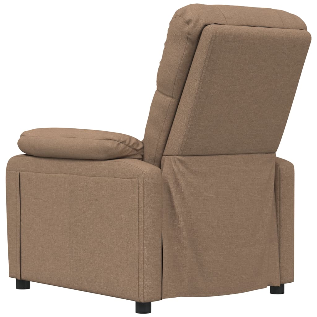 Fauteuil verstelbaar stof bruin is nu te koop bij PeponiXL, paradijselijk wonen!