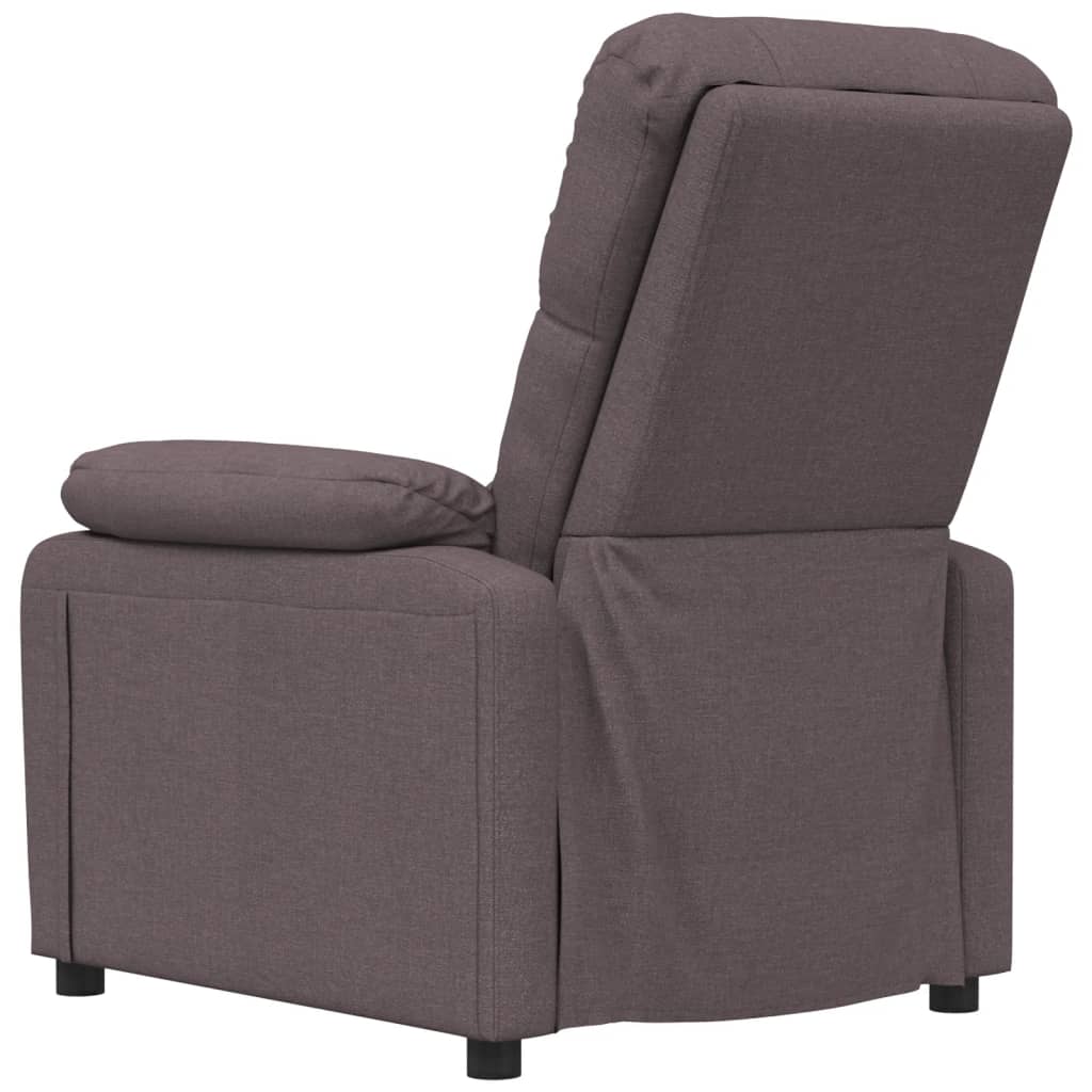 Fauteuil verstelbaar stof donkerbruin is nu te koop bij PeponiXL, paradijselijk wonen!