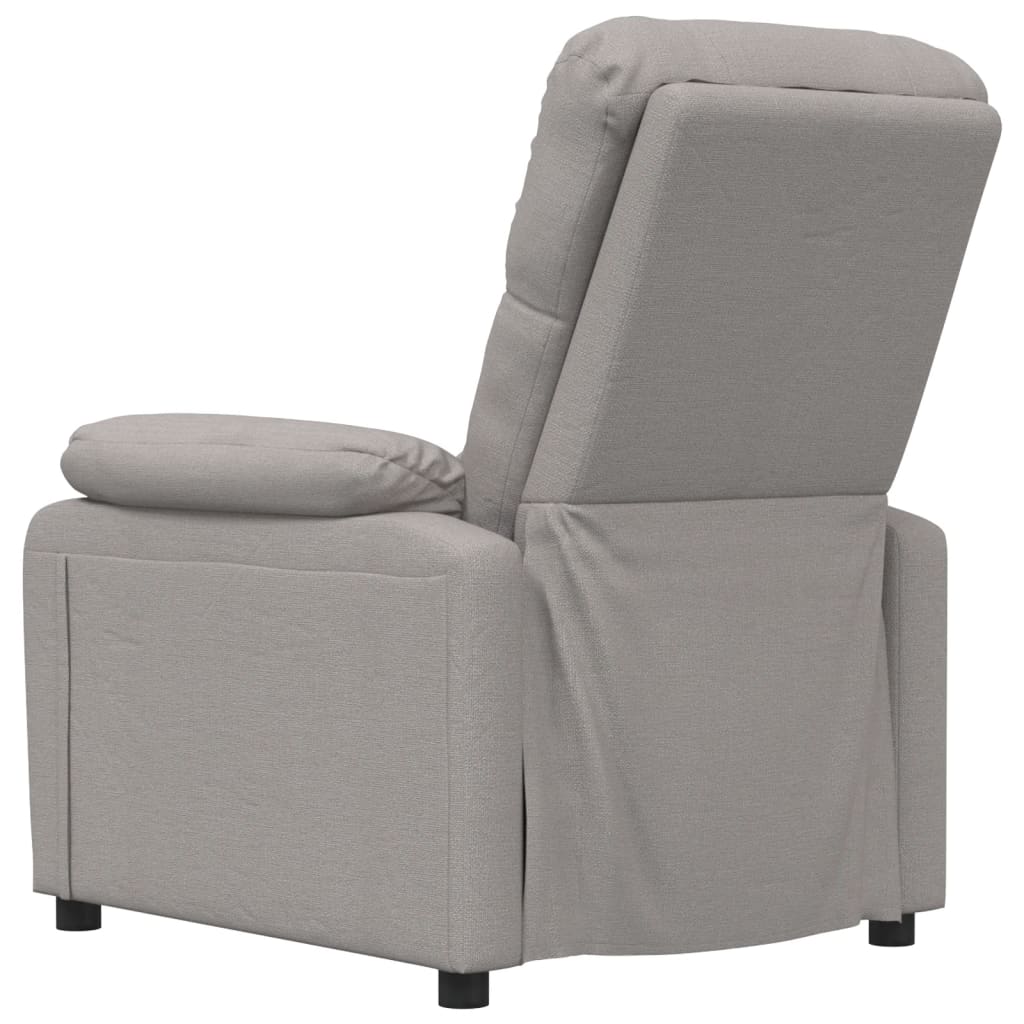 Fauteuil verstelbaar stof taupe is nu te koop bij PeponiXL, paradijselijk wonen!