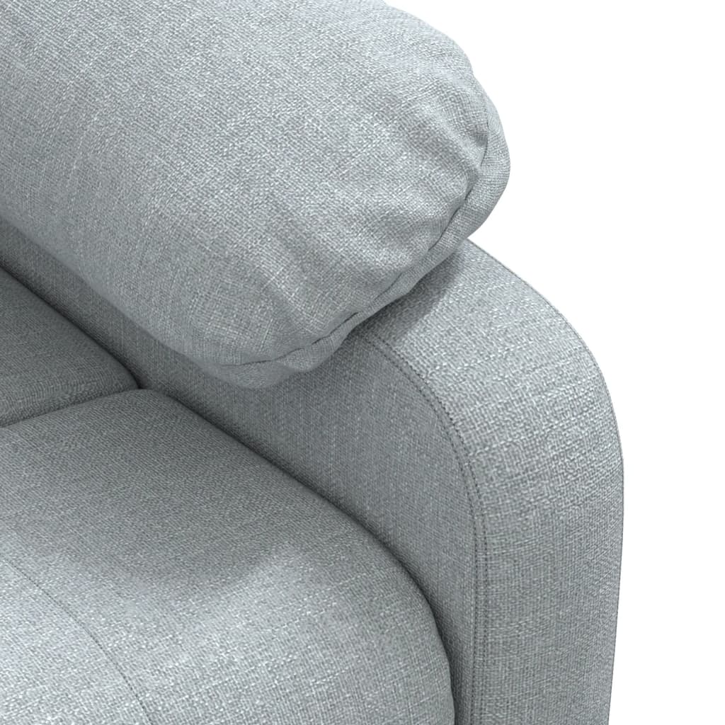 Massagestoel stof lichtgrijs is nu te koop bij PeponiXL, paradijselijk wonen!