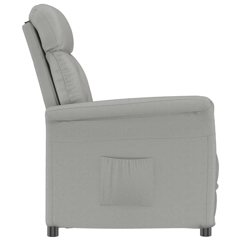 Fauteuil Lichtgrijs Microvezel is nu te koop bij PeponiXL, paradijselijk wonen!
