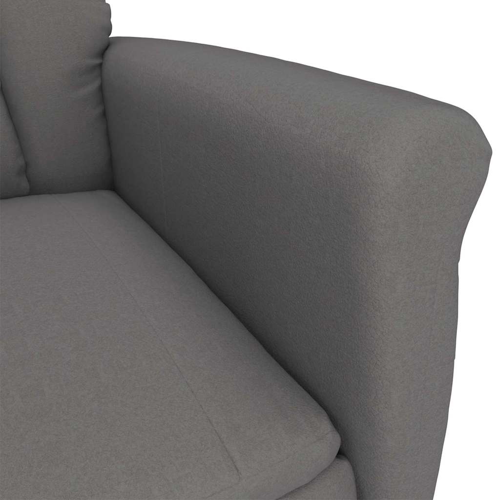 Fauteuil Donkergrijs Microvezel is nu te koop bij PeponiXL, paradijselijk wonen!