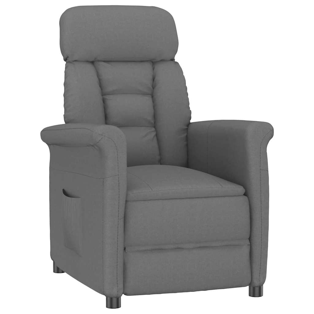 Fauteuil Donkergrijs Microvezel is nu te koop bij PeponiXL, paradijselijk wonen!