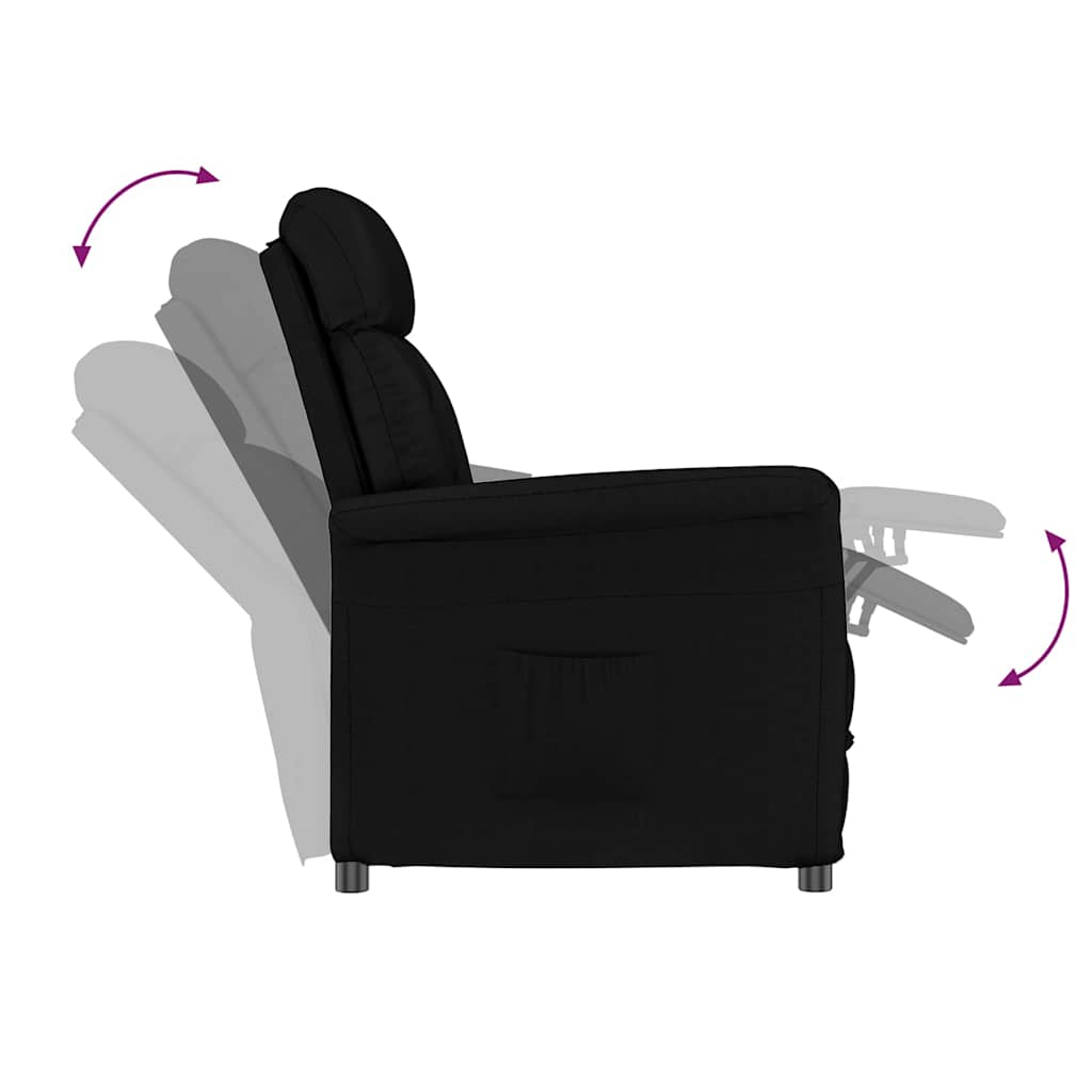 Fauteuil Zwart Microvezel is nu te koop bij PeponiXL, paradijselijk wonen!