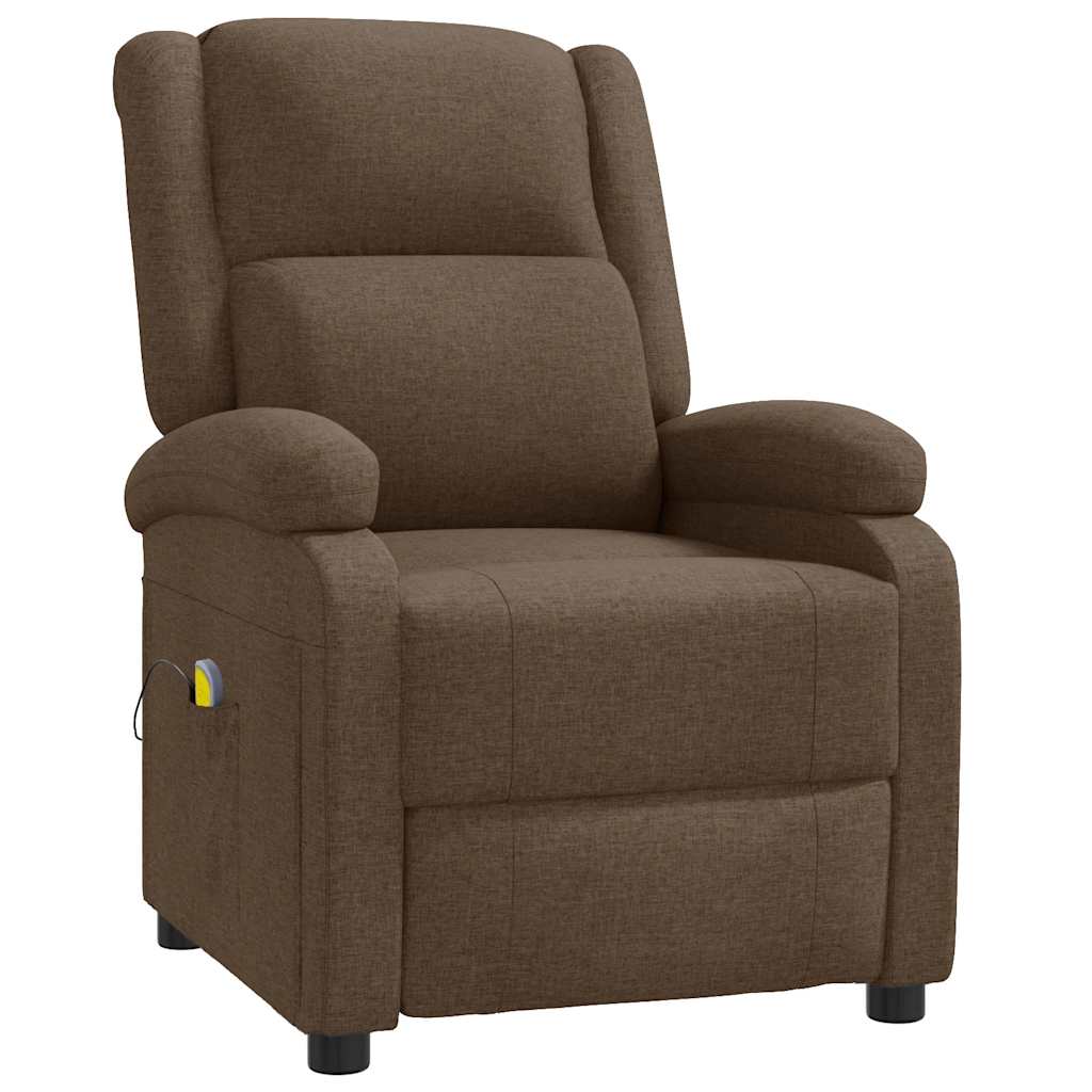 Massagestoel stof bruin is nu te koop bij PeponiXL, paradijselijk wonen!