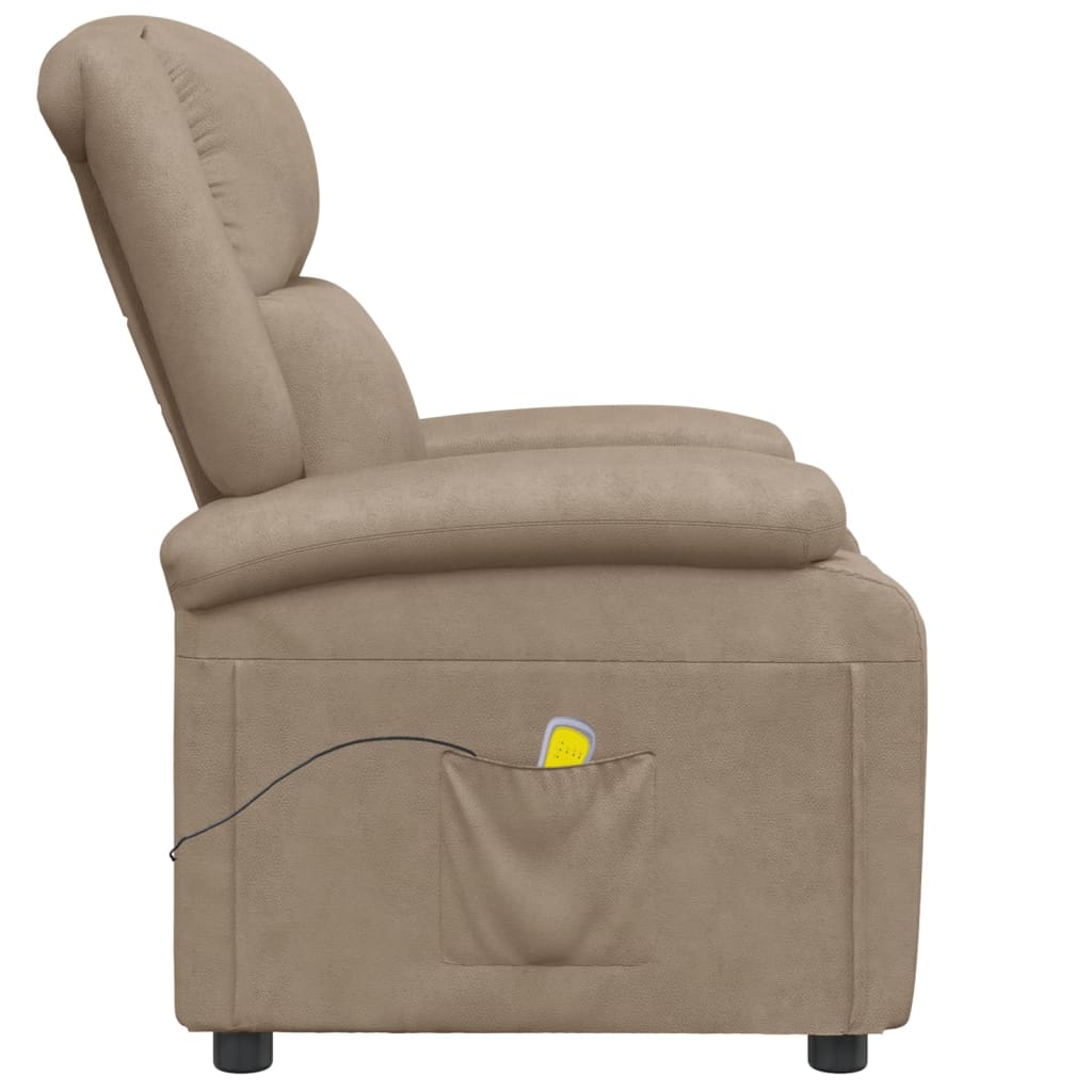 Massagestoel kunstleer cappuccinokleurig is nu te koop bij PeponiXL, paradijselijk wonen!