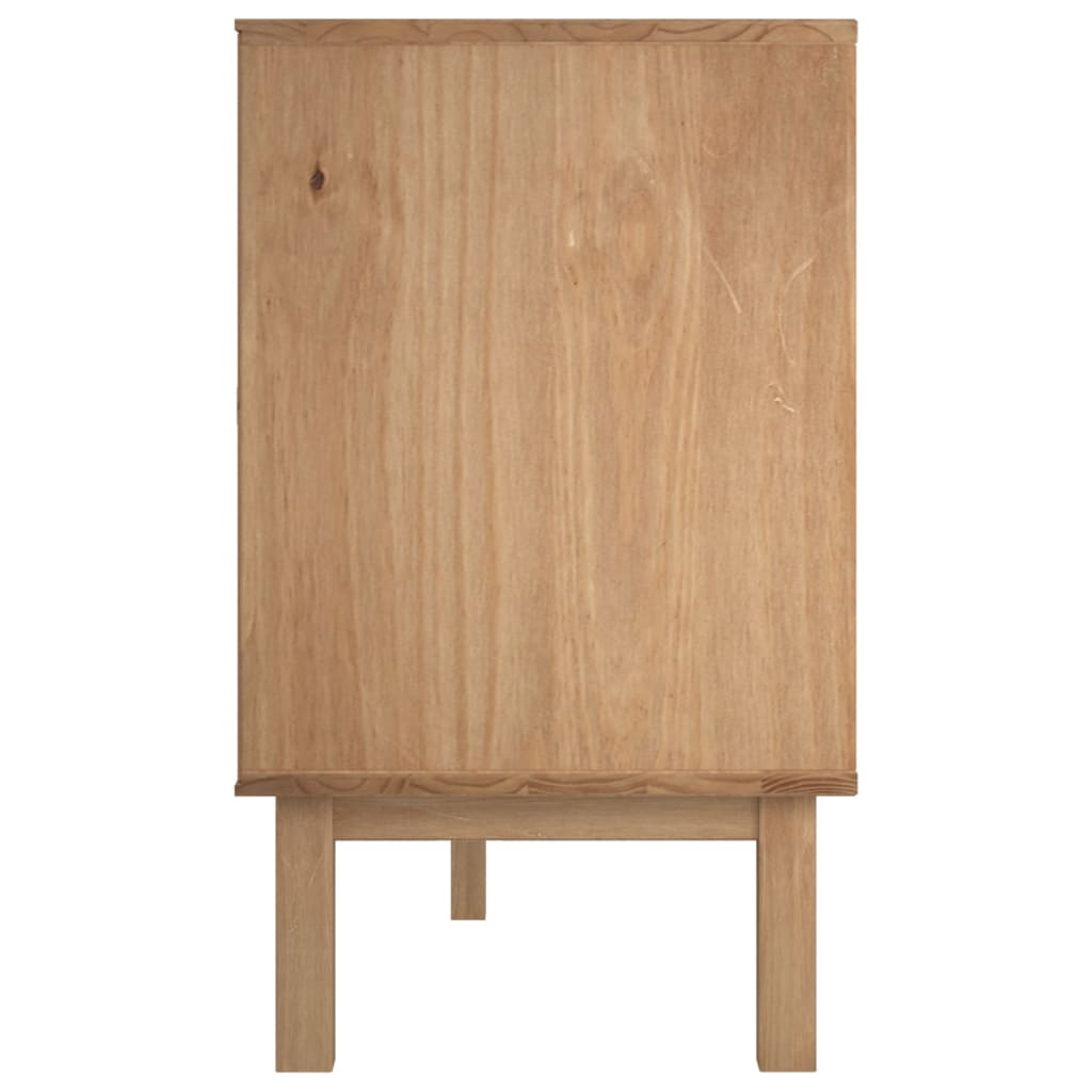 Dressoir OTTA 113,5x43x73 cm massief grenenhout bruin en grijs is nu te koop bij PeponiXL, paradijselijk wonen!