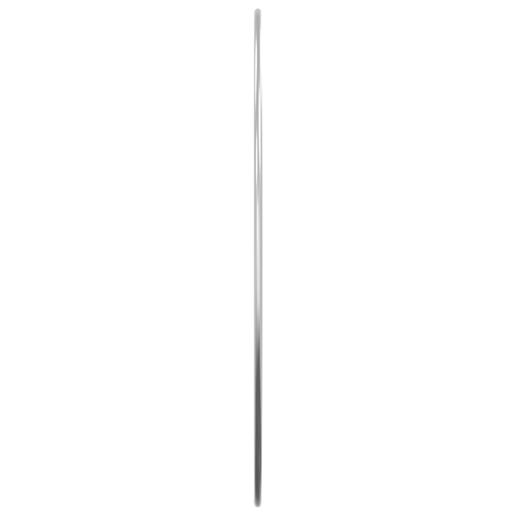 Wandspiegel rond Ø50 cm zilverkleurig is nu te koop bij PeponiXL, paradijselijk wonen!