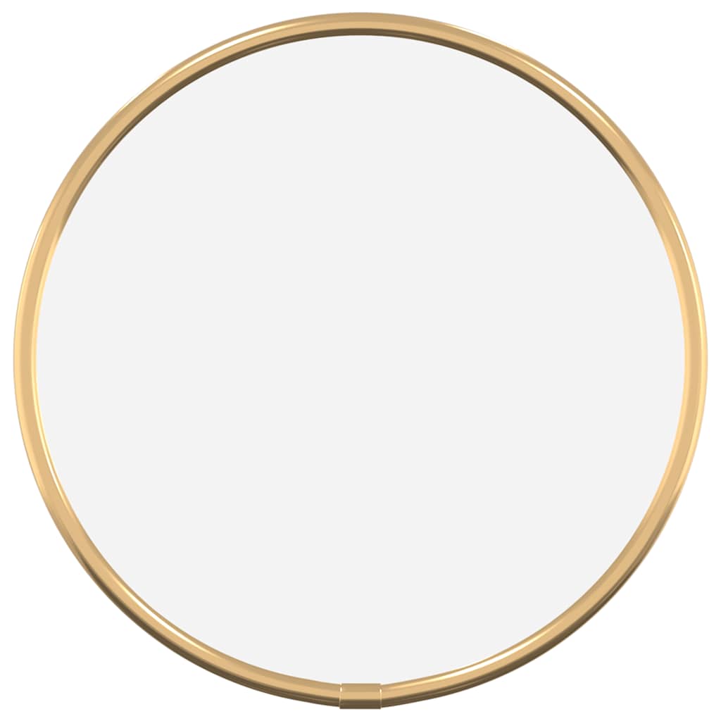 Wandspiegel rond Ø20 cm goudkleurig is nu te koop bij PeponiXL, paradijselijk wonen!