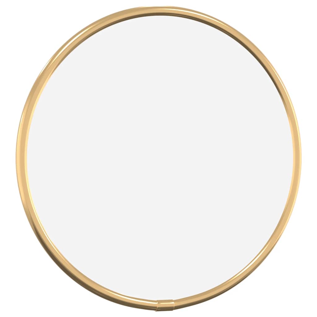 Wandspiegel rond Ø20 cm goudkleurig is nu te koop bij PeponiXL, paradijselijk wonen!