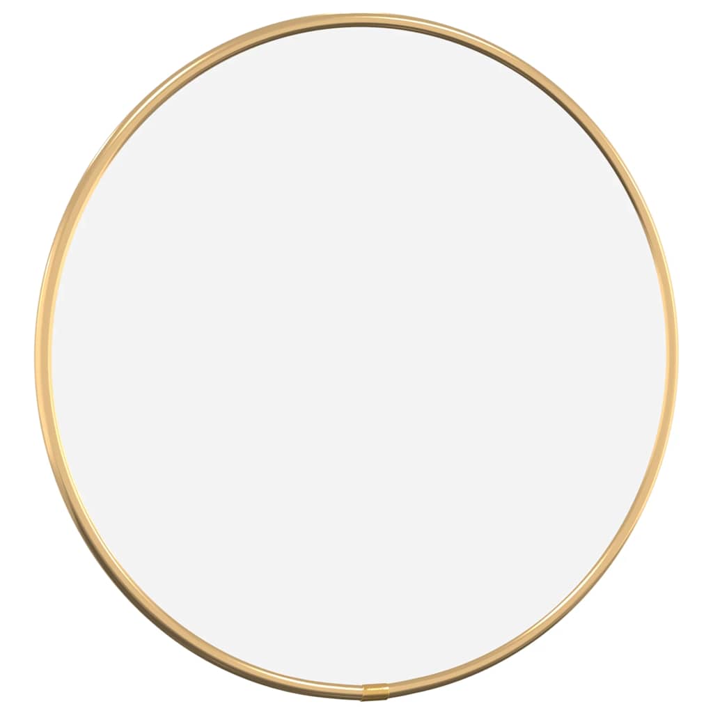 Wandspiegel rond Ø30 cm goudkleurig is nu te koop bij PeponiXL, paradijselijk wonen!