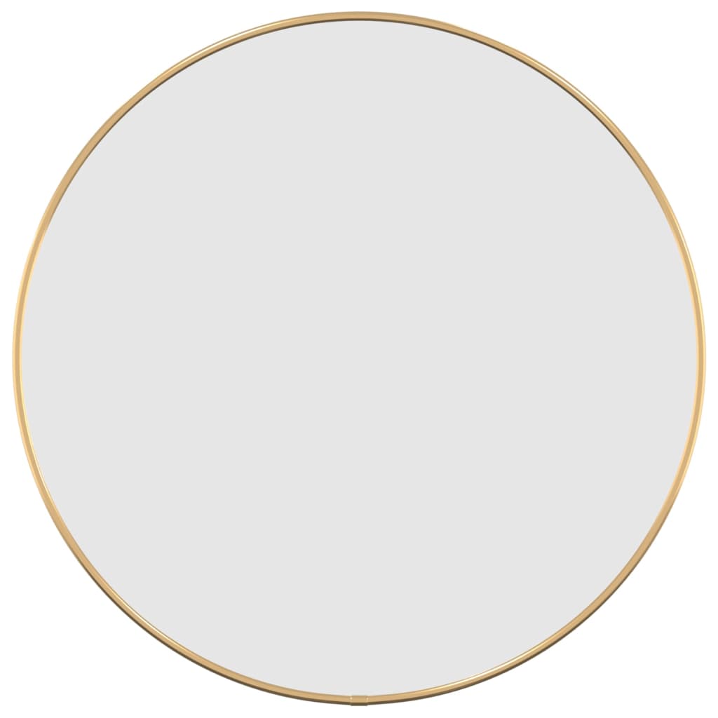 Wandspiegel rond Ø50 cm goudkleurig is nu te koop bij PeponiXL, paradijselijk wonen!