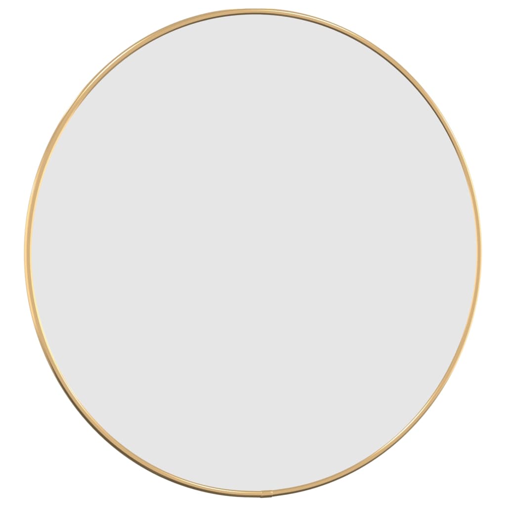 Wandspiegel rond Ø50 cm goudkleurig is nu te koop bij PeponiXL, paradijselijk wonen!
