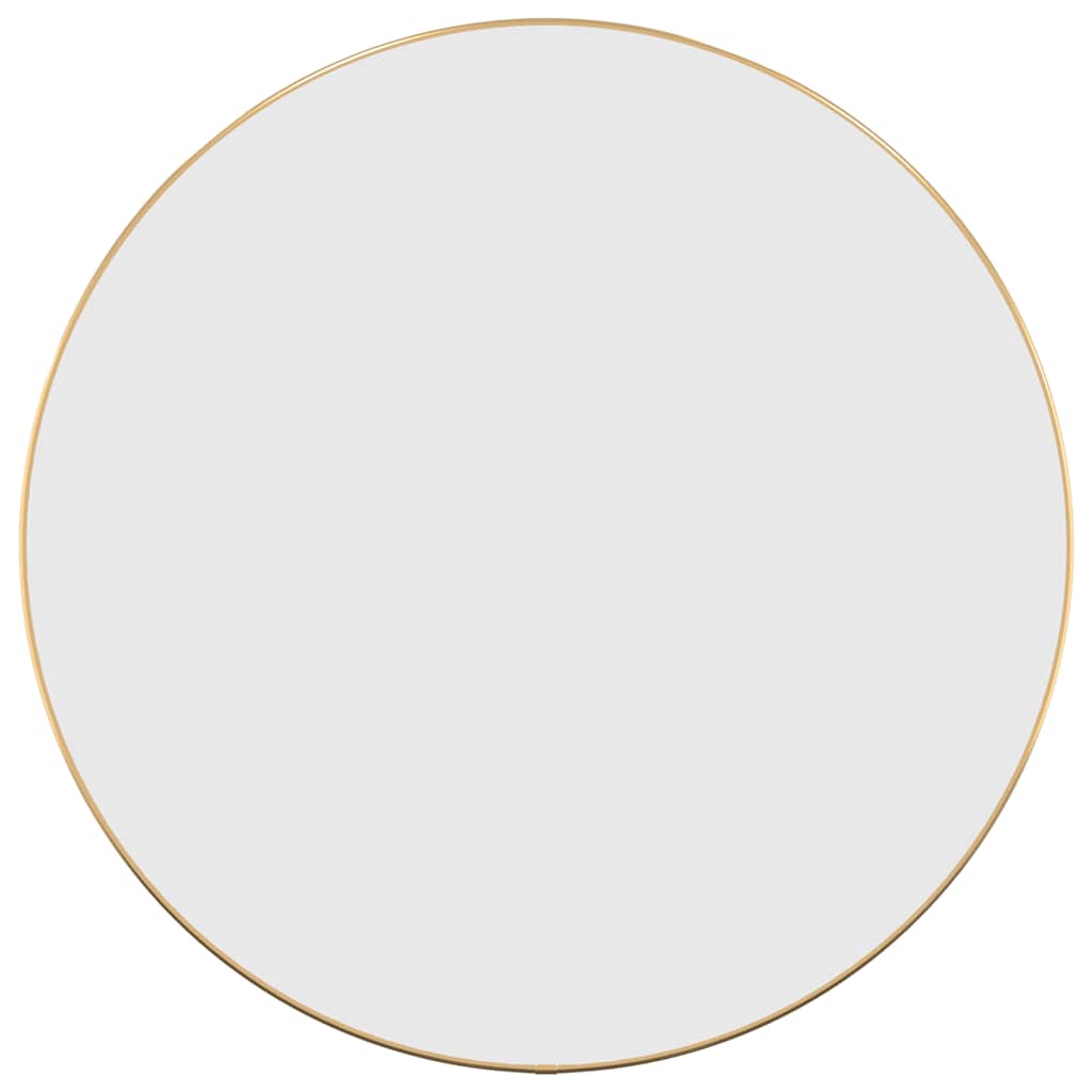 Wandspiegel rond Ø60 cm goudkleurig is nu te koop bij PeponiXL, paradijselijk wonen!