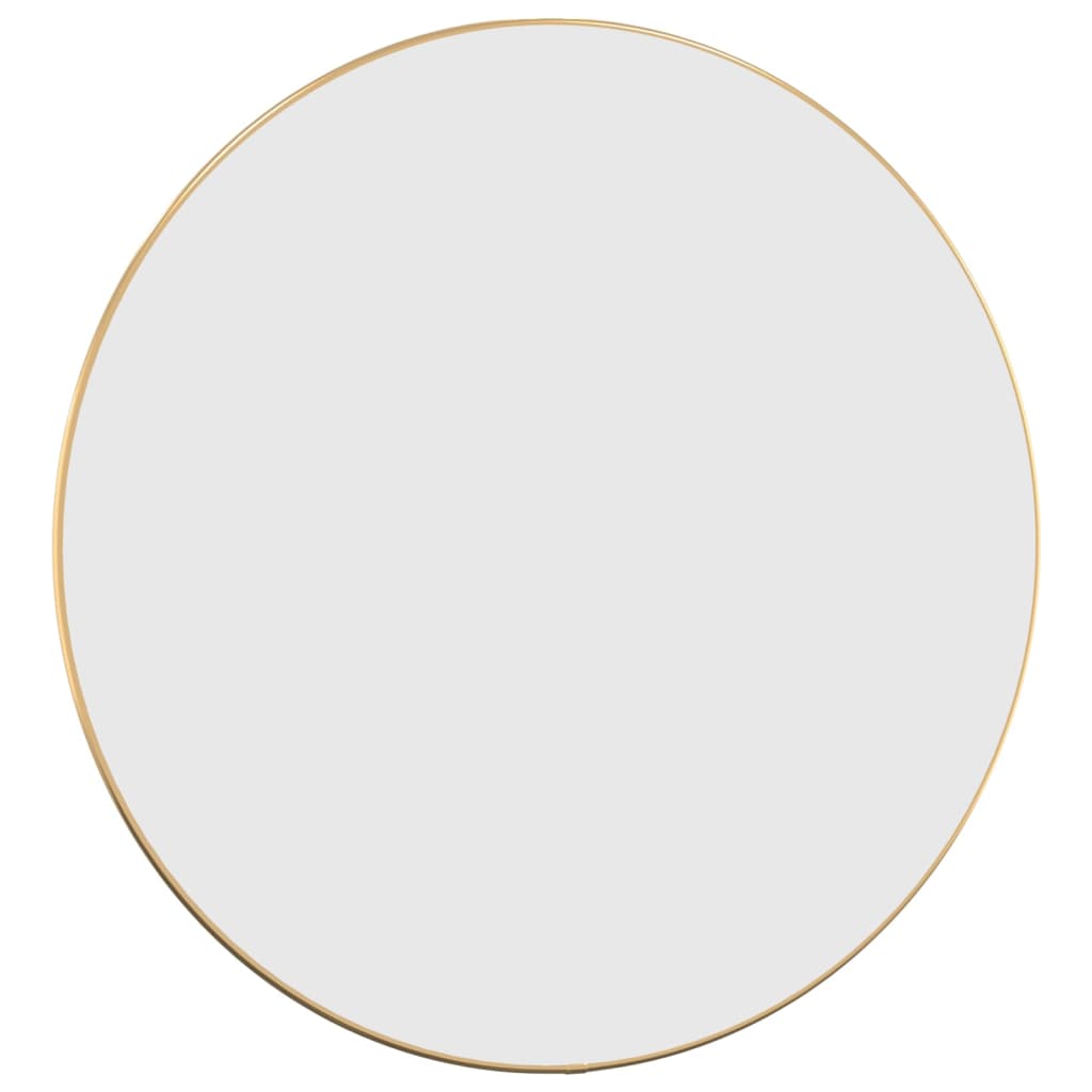 Wandspiegel rond Ø60 cm goudkleurig is nu te koop bij PeponiXL, paradijselijk wonen!