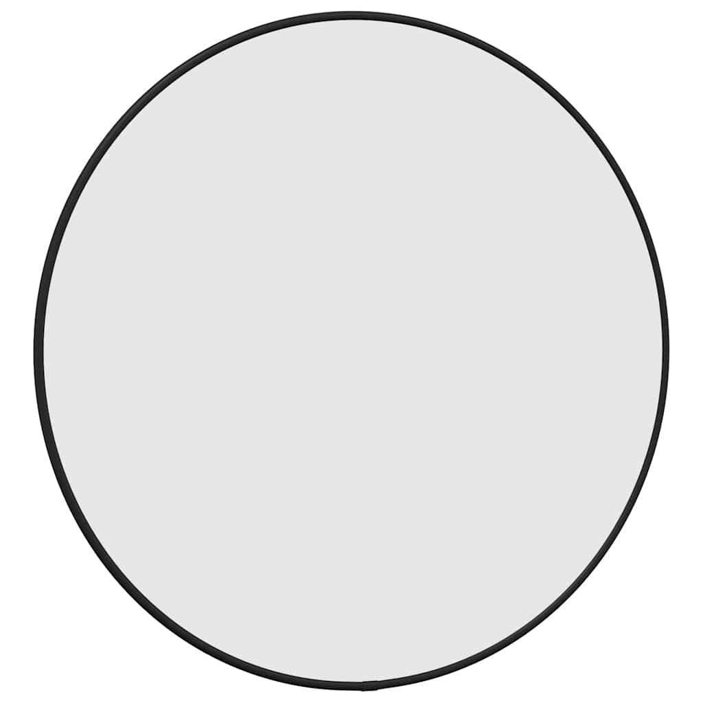 Wandspiegel rond Ø50 cm zwart is nu te koop bij PeponiXL, paradijselijk wonen!