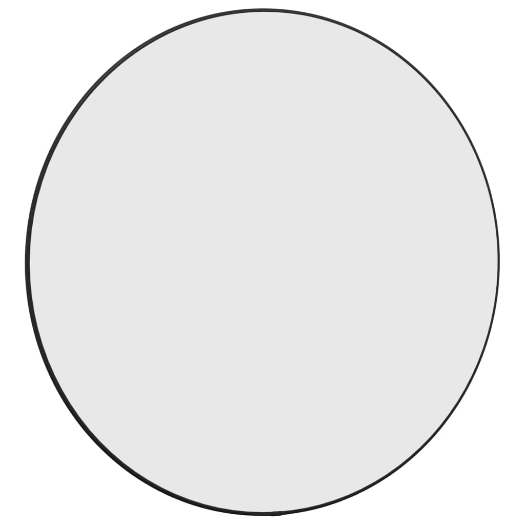 Wandspiegel rond Ø60 cm zwart is nu te koop bij PeponiXL, paradijselijk wonen!