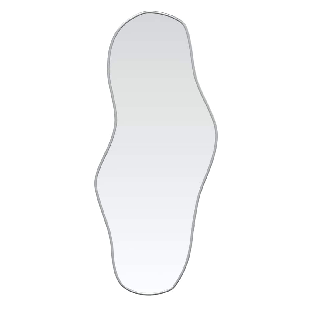 Wandspiegel 70x30 cm zilverkleurig is nu te koop bij PeponiXL, paradijselijk wonen!
