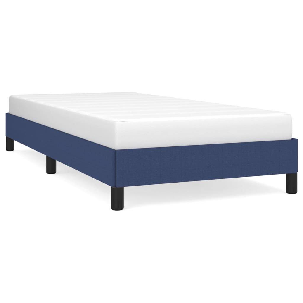 Bedframe zonder matras 80x200 cm stof blauw is nu te koop bij PeponiXL, paradijselijk wonen!