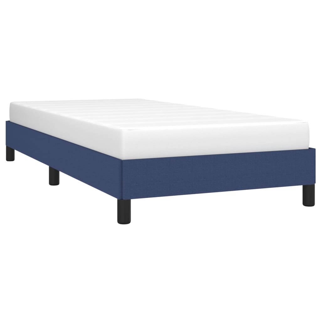 Bedframe zonder matras 80x200 cm stof blauw is nu te koop bij PeponiXL, paradijselijk wonen!
