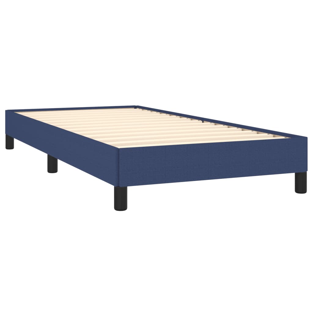 Bedframe zonder matras 80x200 cm stof blauw is nu te koop bij PeponiXL, paradijselijk wonen!