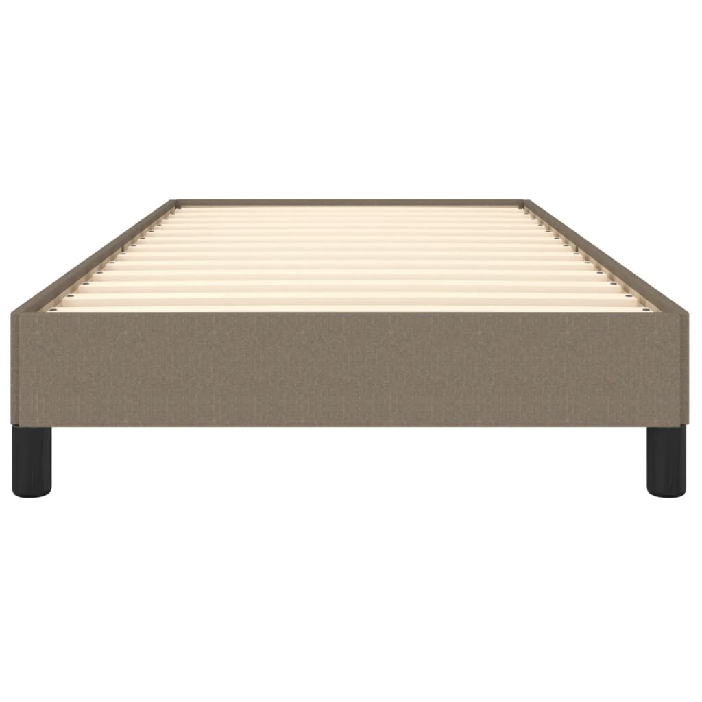 Bedframe zonder matras 90x190 cm stof taupe is nu te koop bij PeponiXL, paradijselijk wonen!