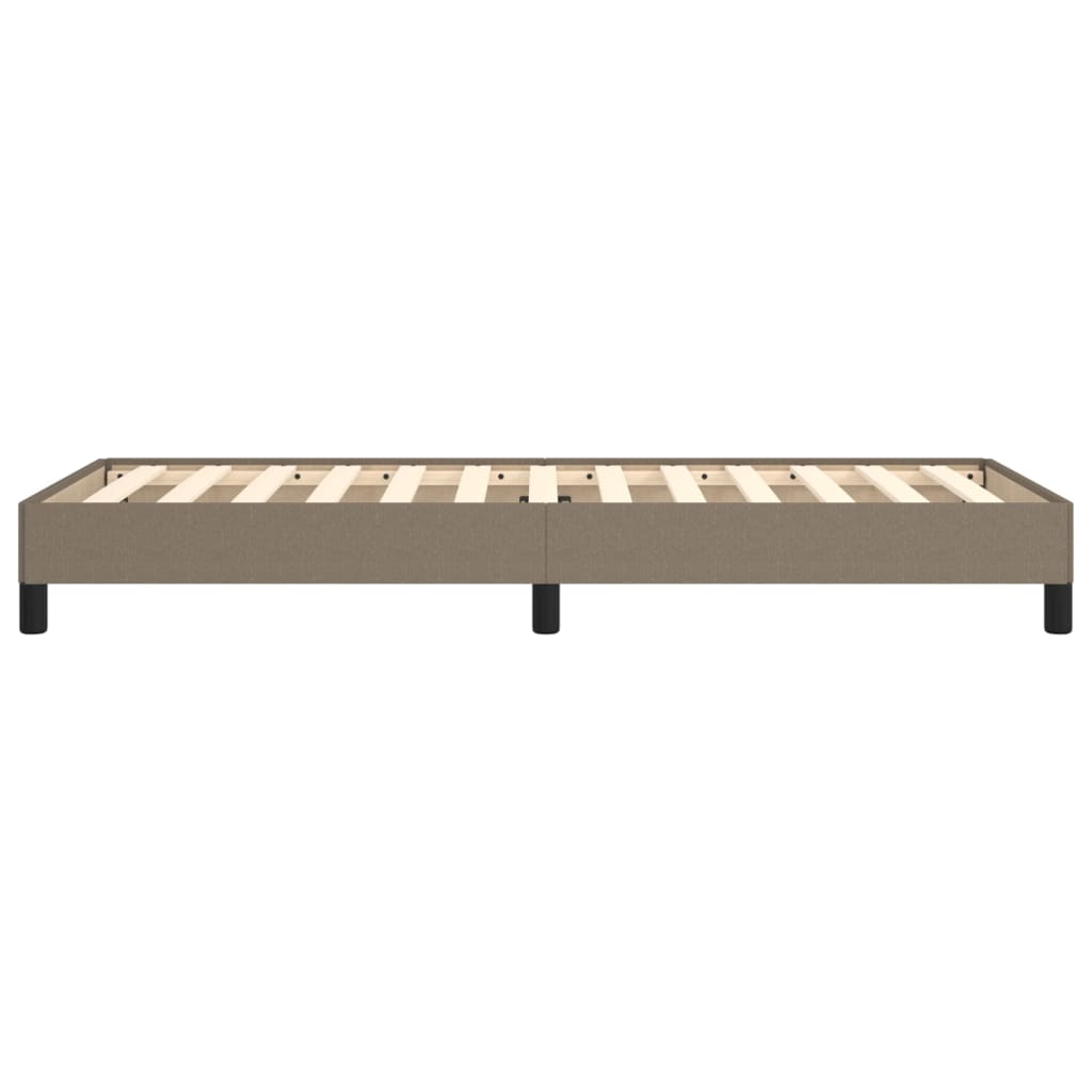 Bedframe zonder matras 90x190 cm stof taupe is nu te koop bij PeponiXL, paradijselijk wonen!